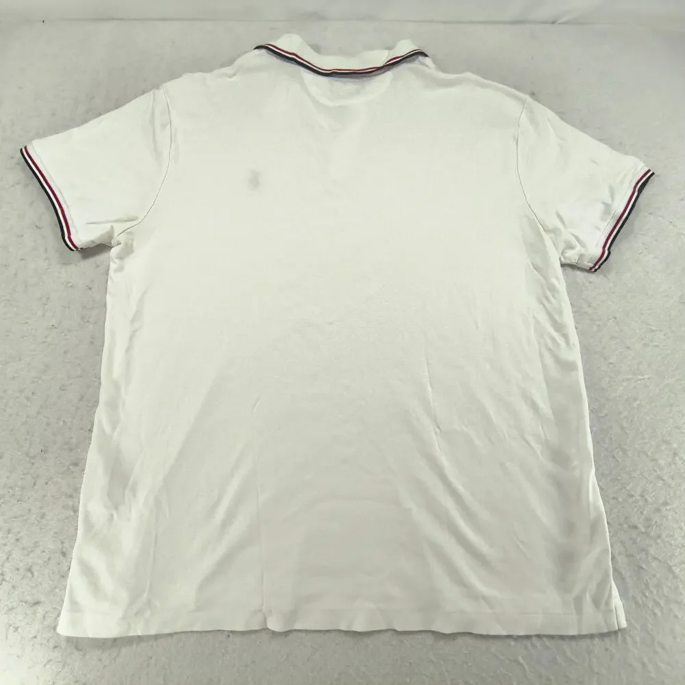Polo Ralph Lauren Custom Slim Fit Polo Shirt Mens Size Extra Large XL White